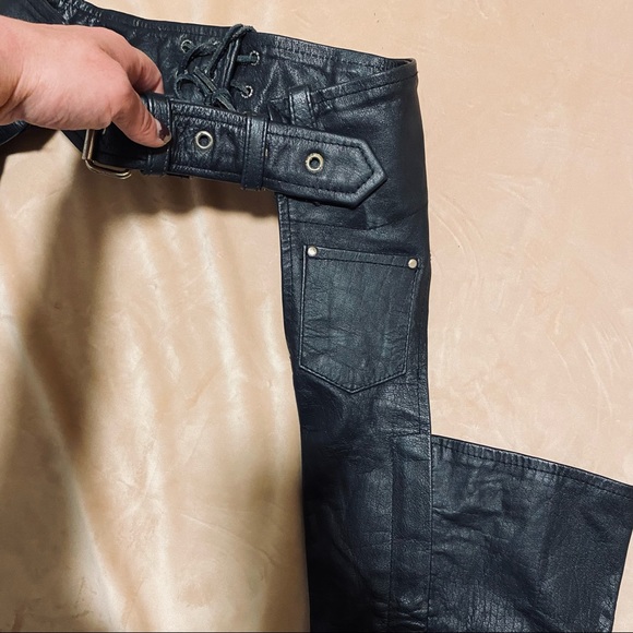 Womens XXS REAL LEATHER CHAPS. - Picture 3 of 6